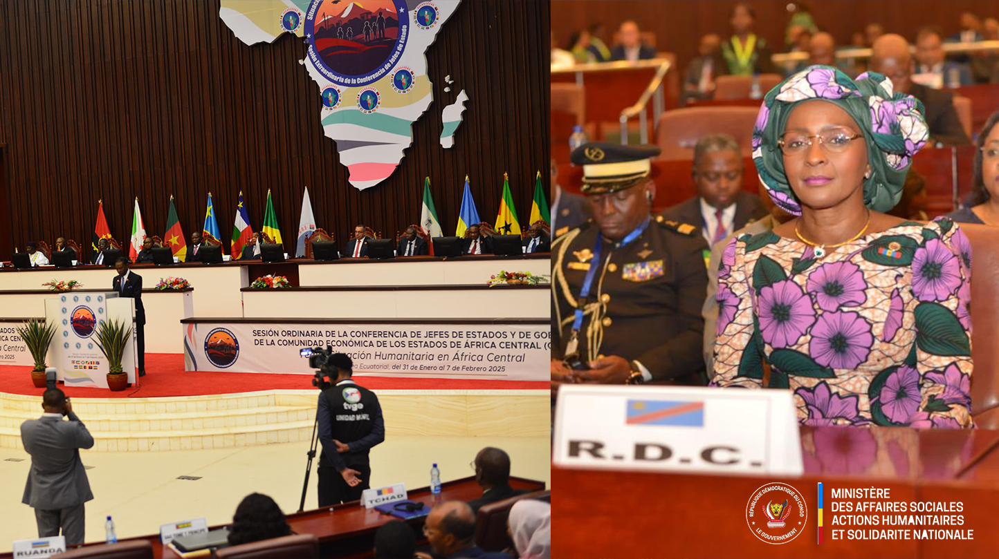 GUINEE EQUATORIALE – MALABO 07 FÉVRIER 2025 : CLOTURE DU SOMMET CEEAC EN FAVEUR DE LA RDC