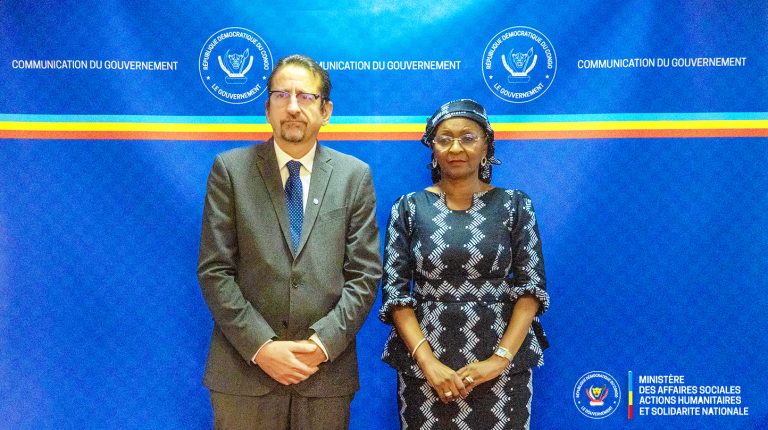 REPRÉSENTANT SPÉCIAL ADJOINT DU PHOTO AUDIENCE BRUNO LEMARQUIS SECRÉTAIRE GÉNÉRAL DES NATIONS UNIES EN RDC