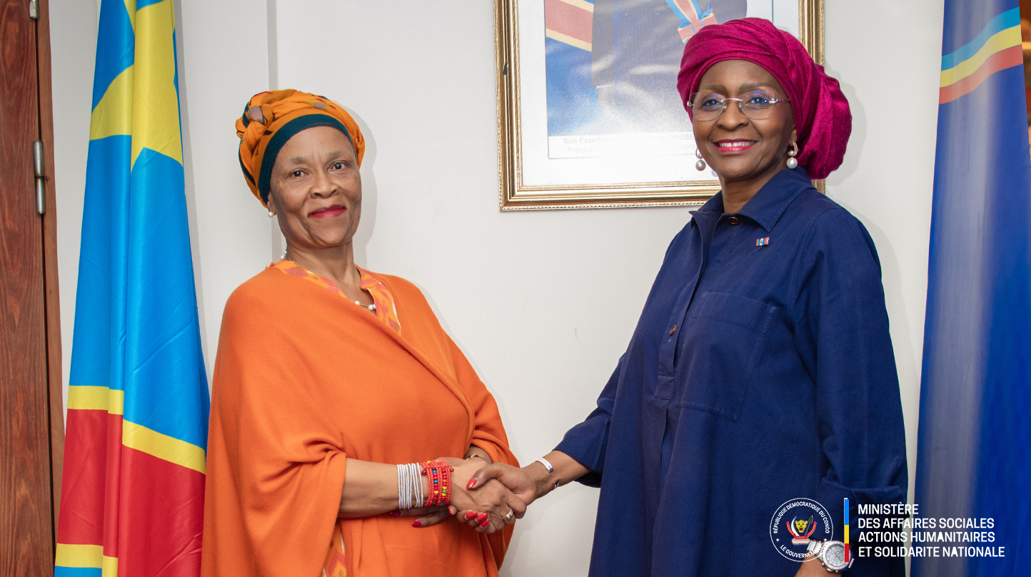 KINSHASA – 12 FEVRIER 2025 : AUDIENCE ACCORDEE A LA REPRESENTANTE MONDIALE DE LEADING LADIES OF AFRICA