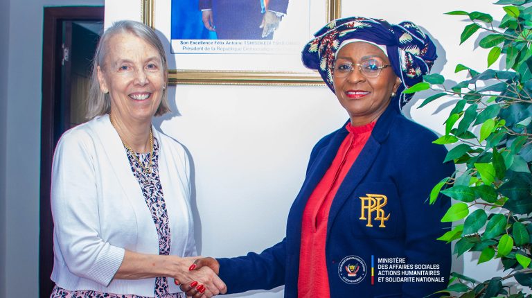 Audience accordée a l'ambassadrice des USA en RDC sur la crise humanitaire au congo