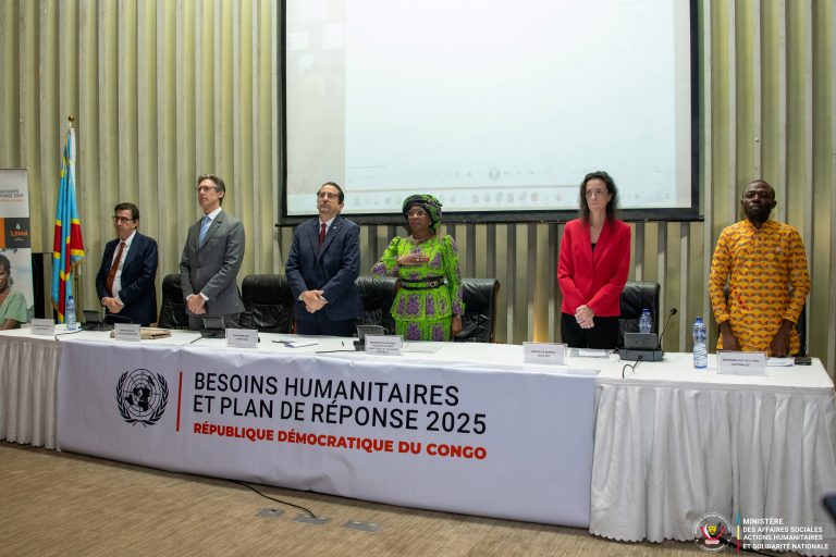 RDC – 27 FEVRIER 2025 : CEREMONIE DE LANCEMENT DU PLAN DE REPONSE HUMANITAIRE 2025