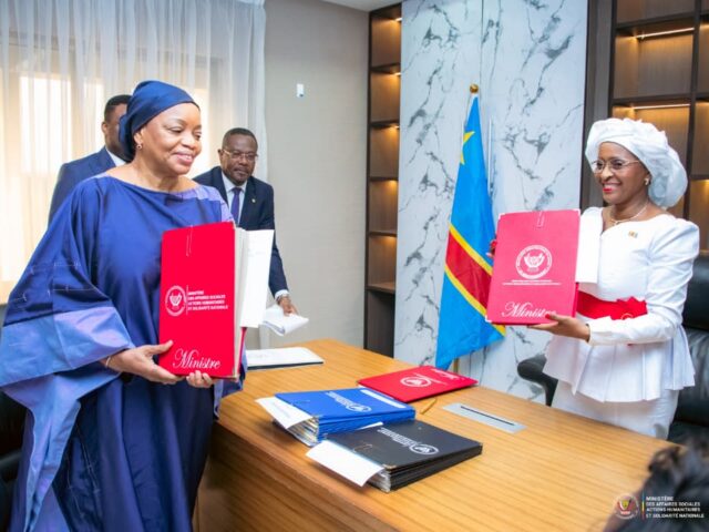 14 AOUT 2025 : CEREMONIE DE LA REMISE ET REPRISE ENTRE AZIZA MUNANA ET EVE BAZAIBA